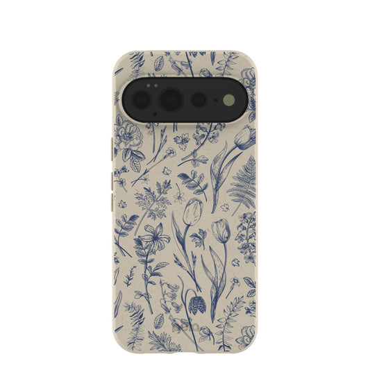 London Fog Indigo Bouquet Google Pixel 11 Pro XL Case