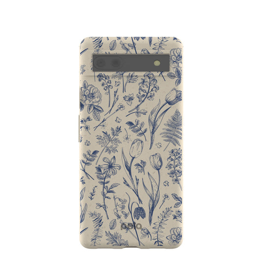 London Fog Indigo Bouquet Google Pixel 6a Case