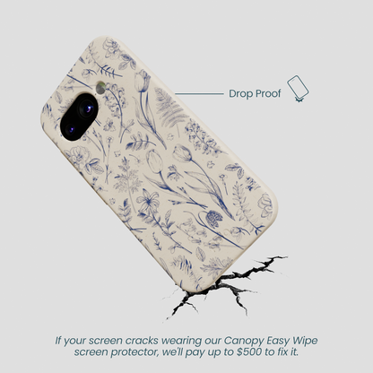 London Fog Indigo Bouquet Google Pixel 9a Case