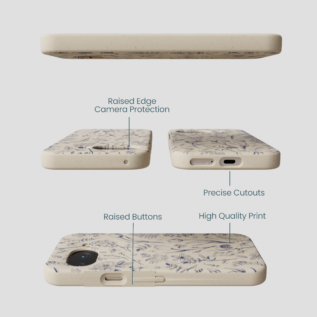 London Fog Indigo Bouquet Google Pixel 9a Case