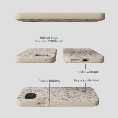 London Fog Indigo Bouquet Google Pixel 9a Case