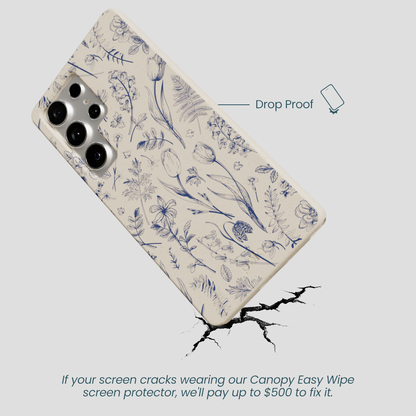 London Fog Indigo Bouquet Samsung Galaxy S25 Ultra Case