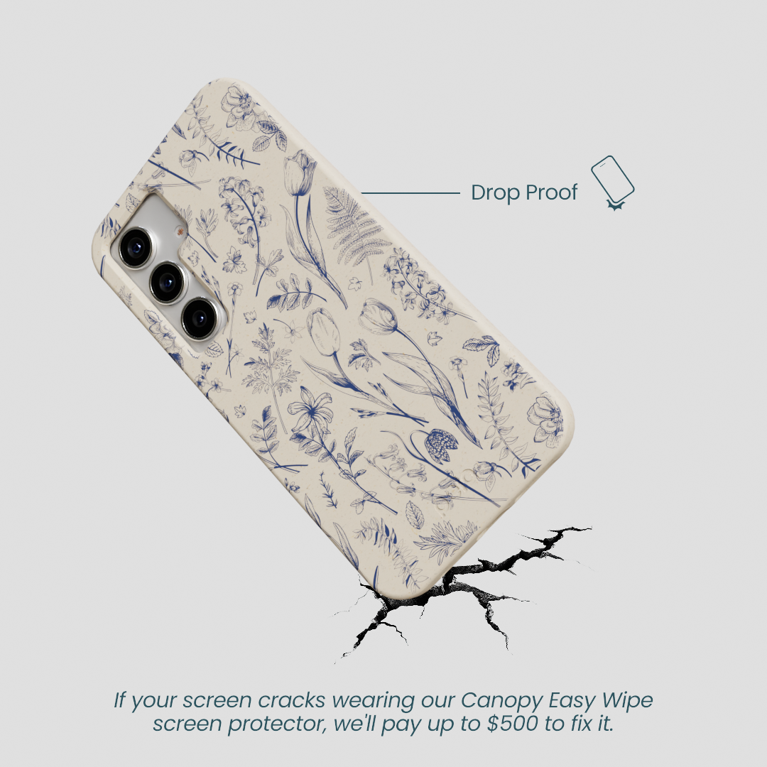 London Fog Indigo Bouquet Samsung Galaxy S25 Case