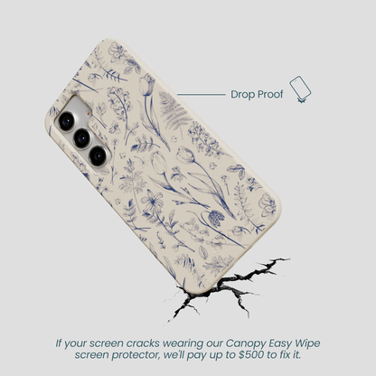 London Fog Indigo Bouquet Samsung Galaxy S25 Case