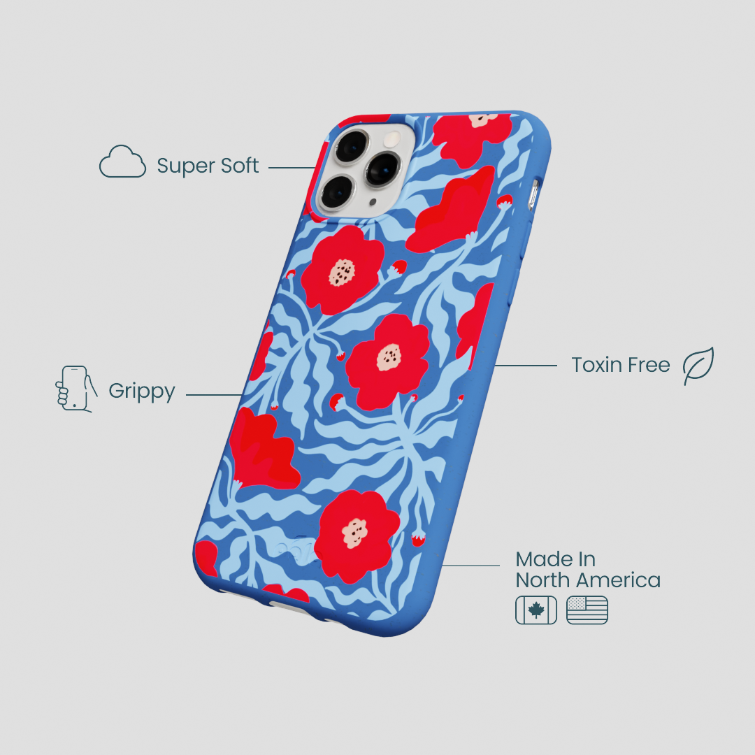 Electric Blue Indigo Ember iPhone 11 Pro Case