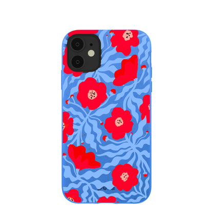 Electric Blue Indigo Ember iPhone 11 Case