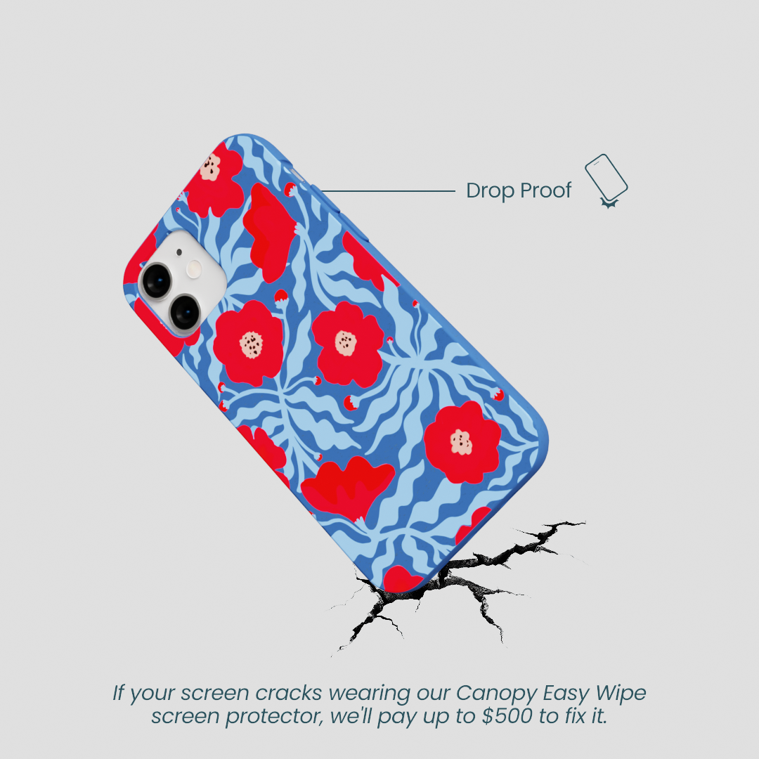 Electric Blue Indigo Ember iPhone 12 Mini Case