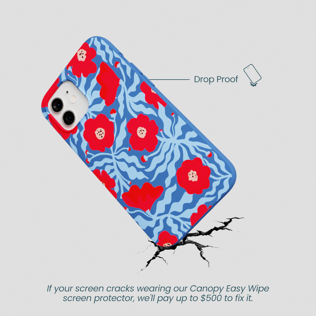 Electric Blue Indigo Ember iPhone 12/ iPhone 12 Pro Case