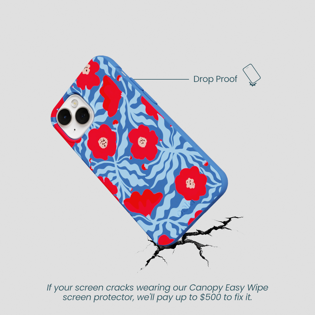 Electric Blue Indigo Ember iPhone 13 Mini Case