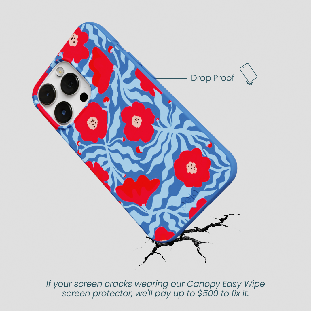 Electric Blue Indigo Ember iPhone 13 Pro Max Case