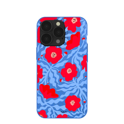 Electric Blue Indigo Ember iPhone 13 Pro Case