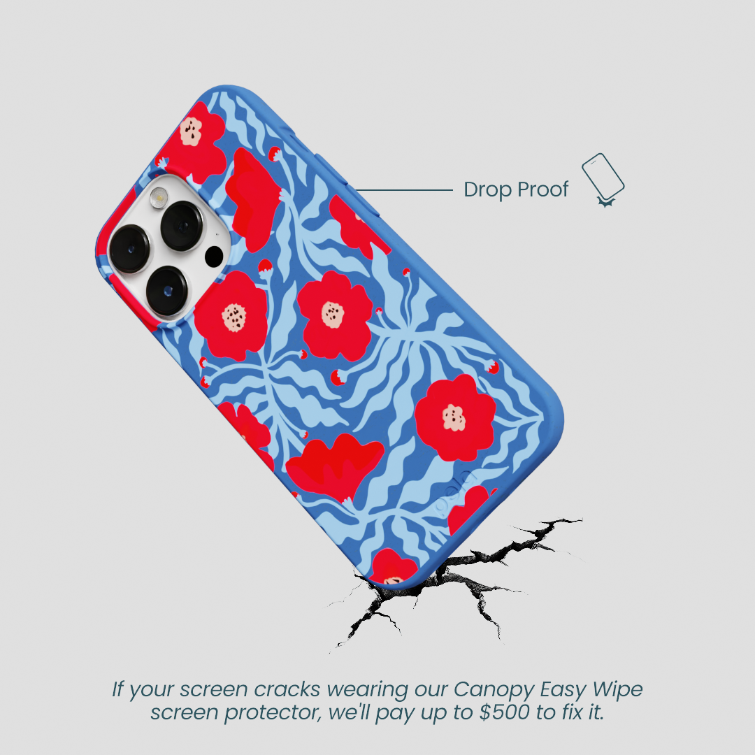 Electric Blue Indigo Ember iPhone 13 Pro Case