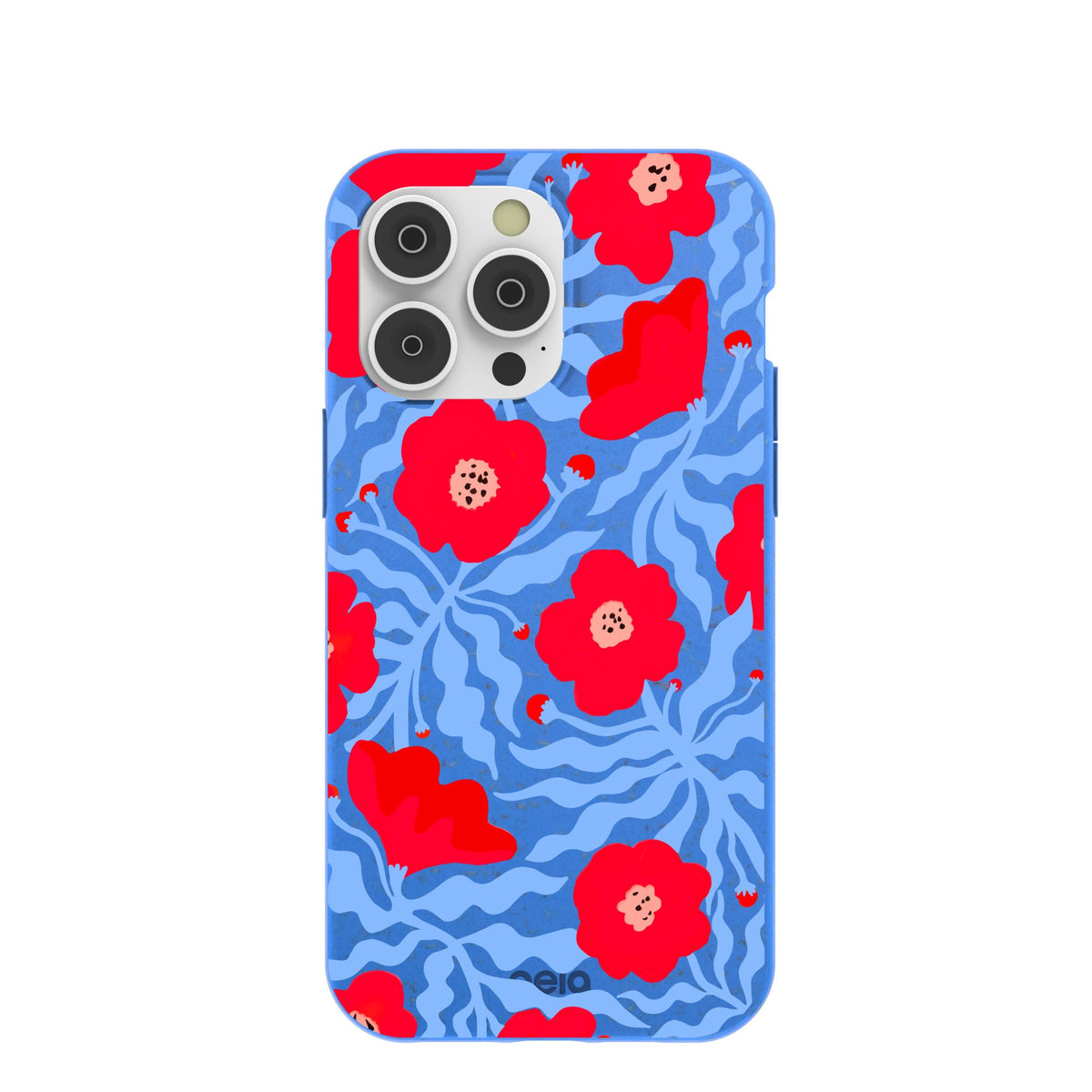 Electric Blue Indigo Ember iPhone 14 Pro Max Case