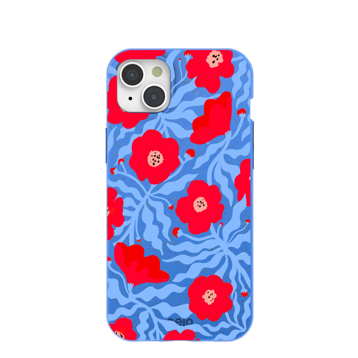 Electric Blue Indigo Ember iPhone 15 Plus Case