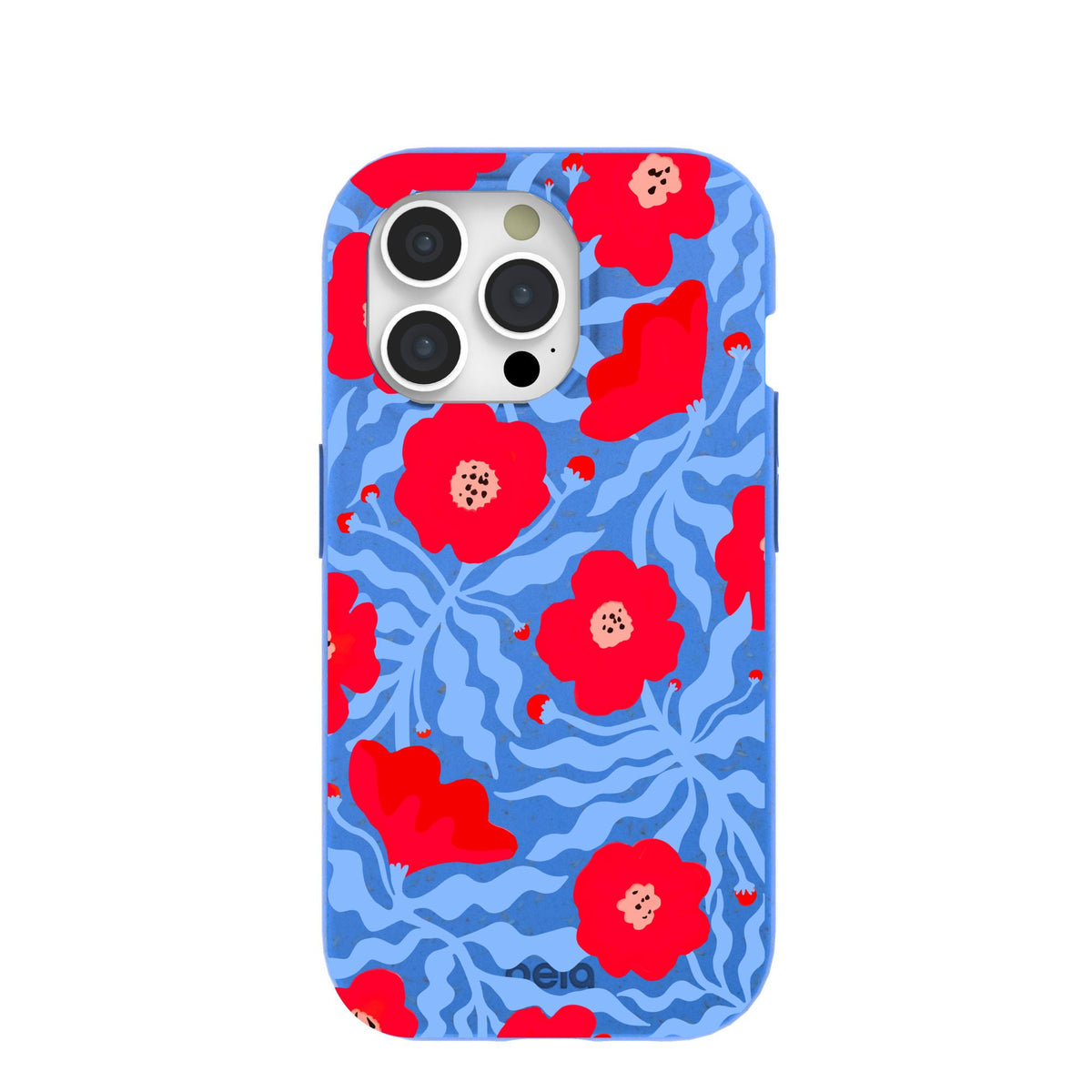 Electric Blue Indigo Ember iPhone 15 Pro Case