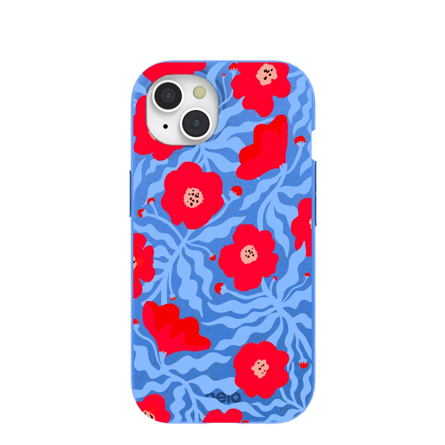Electric Blue Indigo Ember iPhone 15 Case