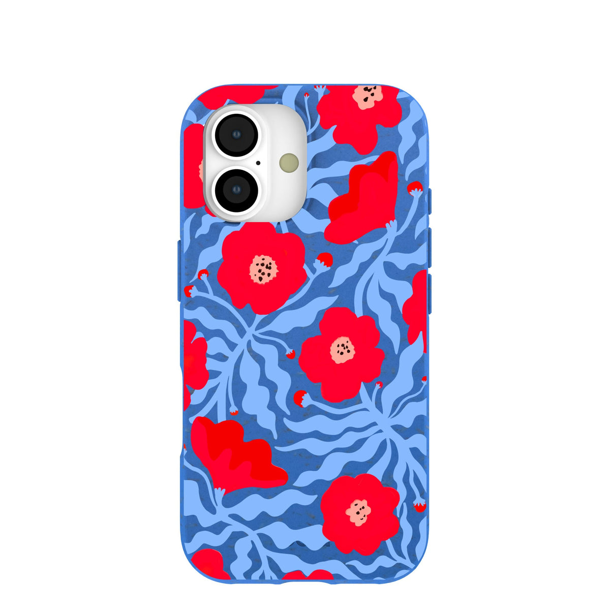 Electric Blue Indigo Ember iPhone 17 Case