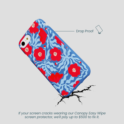 Electric Blue Indigo Ember iPhone 6/6s/7/8/SE Case