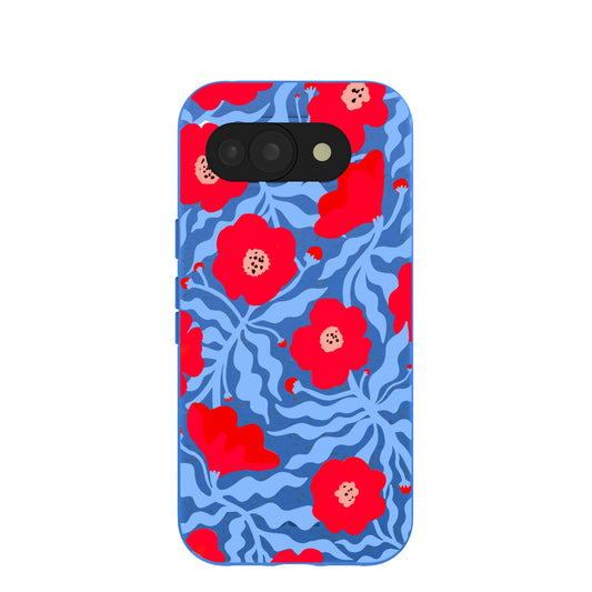 Electric Blue Indigo Ember Google Pixel 10a Case