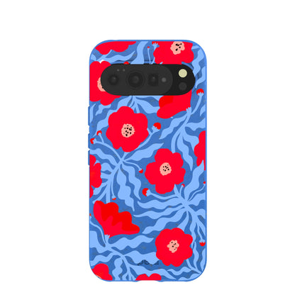 Electric Blue Indigo Ember Google Pixel 10 Pro XL Case