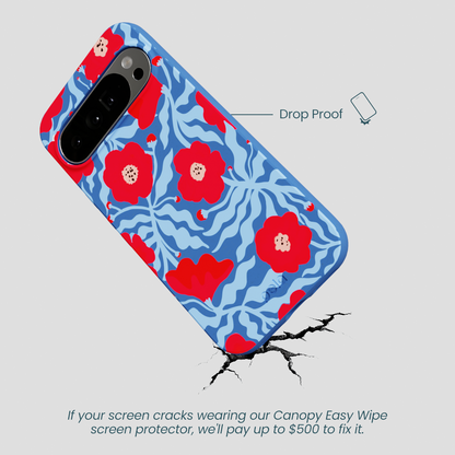 Electric Blue Indigo Ember Google Pixel 10 Pro XL Case