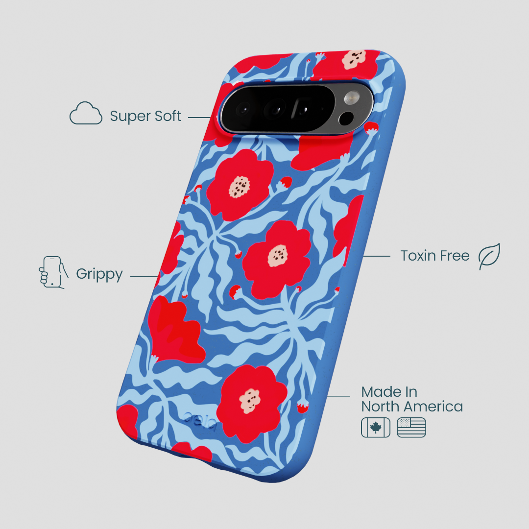 Electric Blue Indigo Ember Google Pixel 10 Pro XL Case