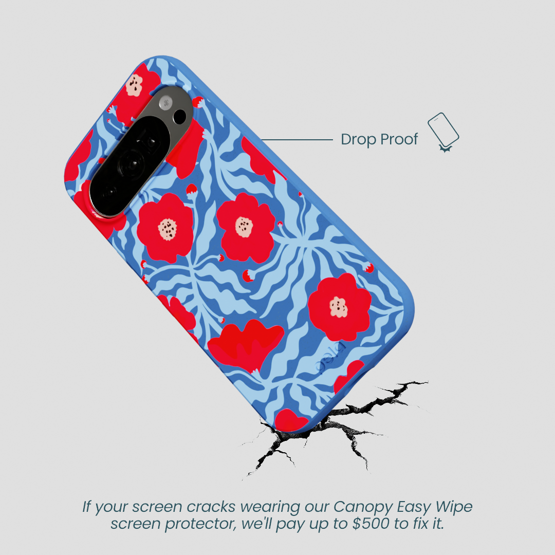 Electric Blue Indigo Ember Google Pixel 10/10 Pro Case