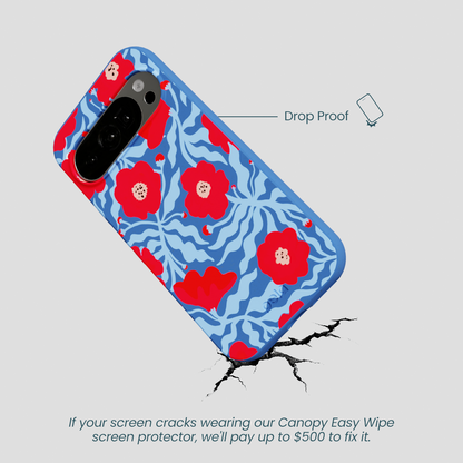 Electric Blue Indigo Ember Google Pixel 10/10 Pro Case