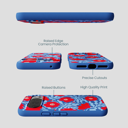 Electric Blue Indigo Ember Google Pixel 10/10 Pro Case