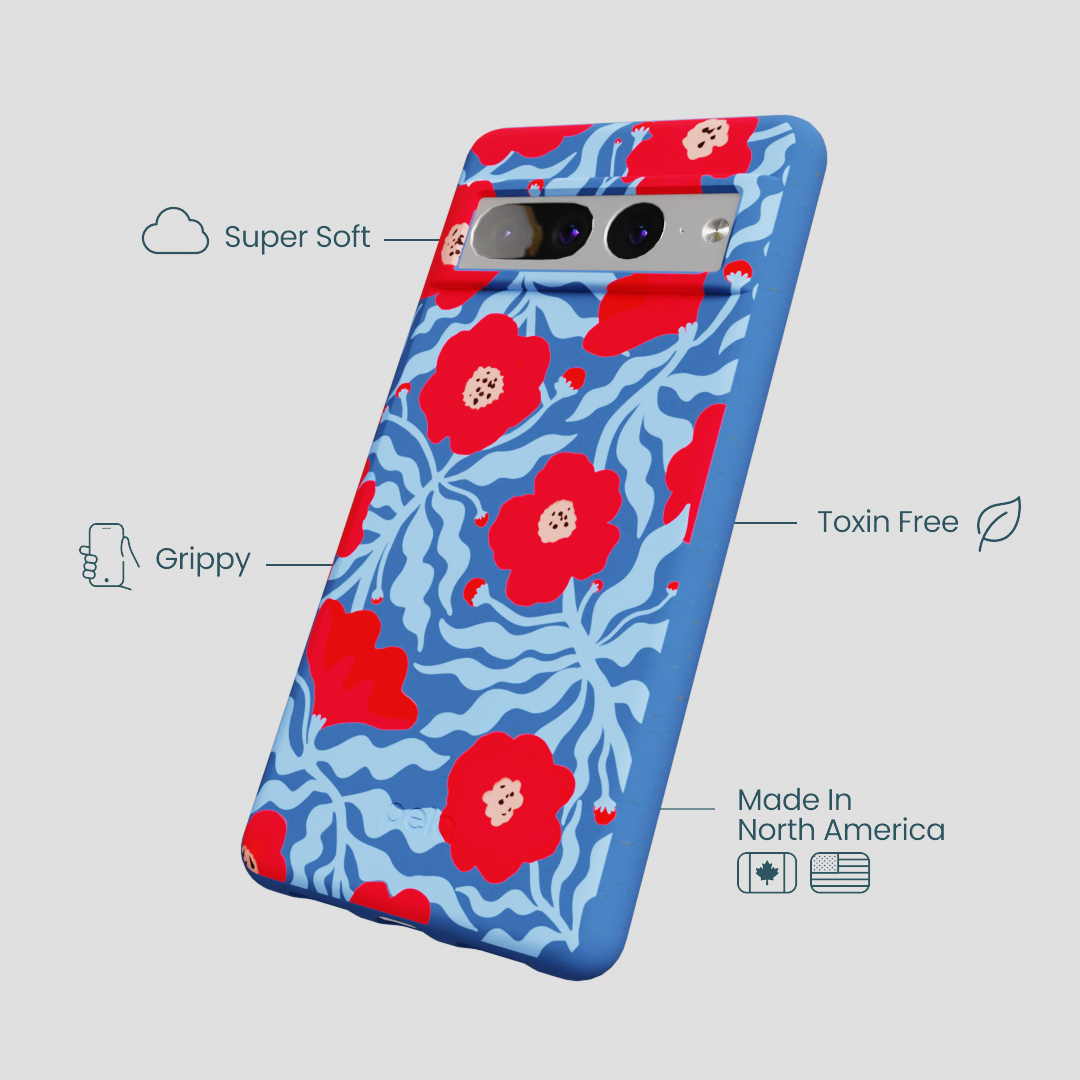 Electric Blue Indigo Ember Google Pixel 7 Pro Case