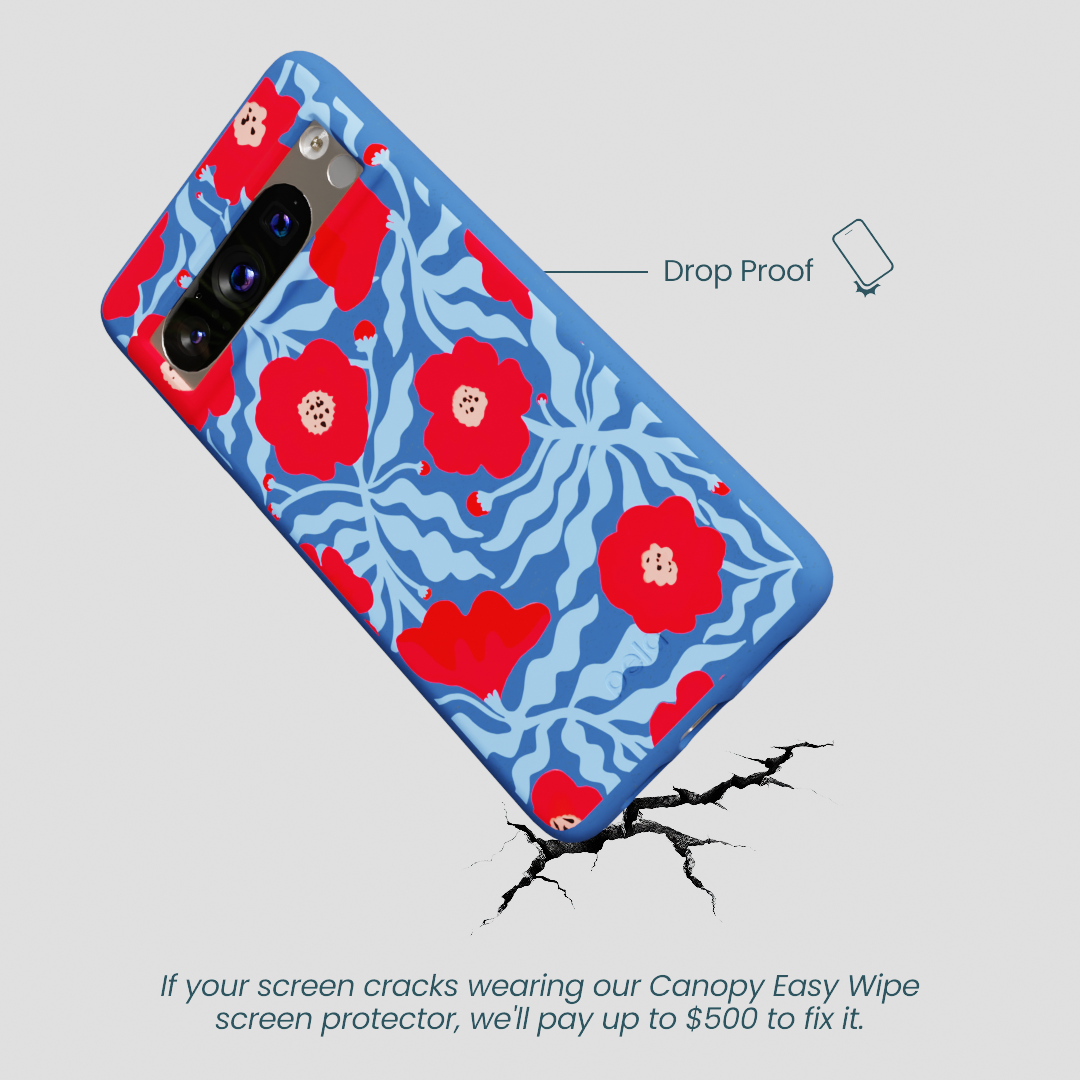 Electric Blue Indigo Ember Google Pixel 8 Pro Case
