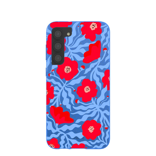 Electric Blue Indigo Ember Samsung Galaxy S23+(Plus) Case