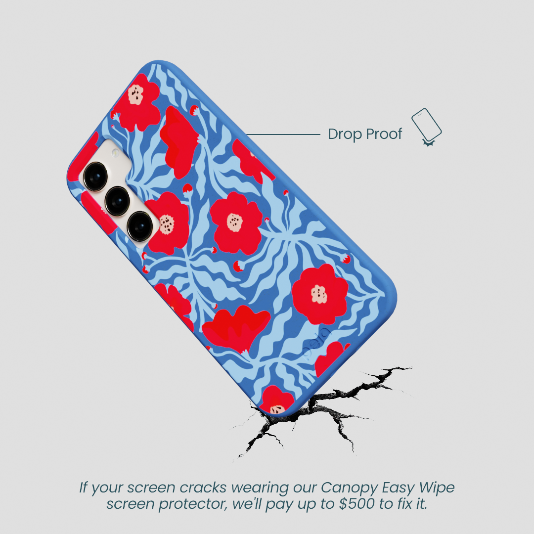Electric Blue Indigo Ember Samsung Galaxy S23 Case