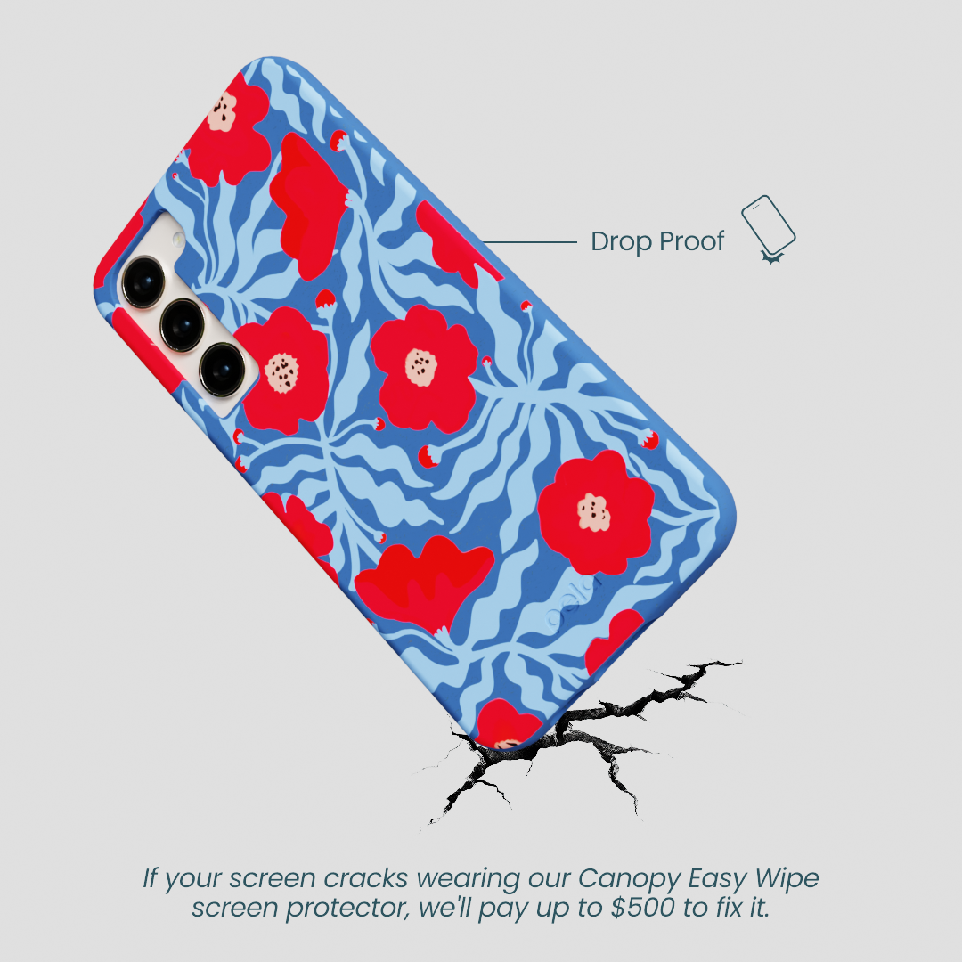 Electric Blue Indigo Ember Samsung Galaxy S24+(Plus) Case