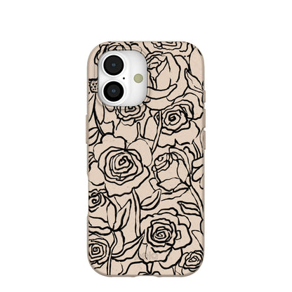 Seashell Inked Blooms iPhone 17 Case