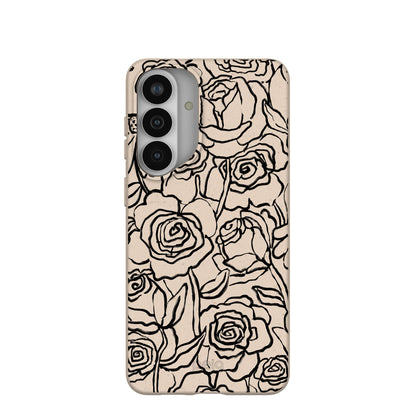 Seashell Inked Blooms Samsung Galaxy S26+(Plus) Case