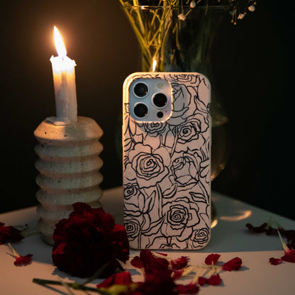 Seashell Inked Blooms Google Pixel 10a Case