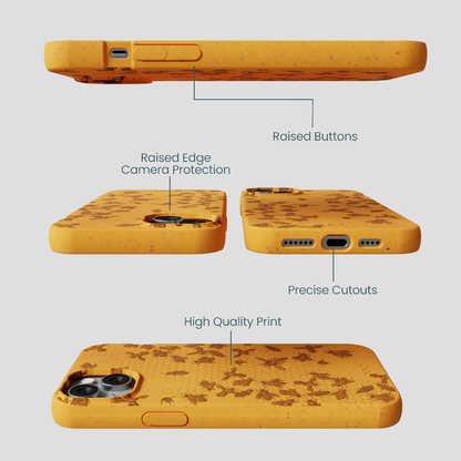 Honey Inside the Hive iPhone 14 Plus Case