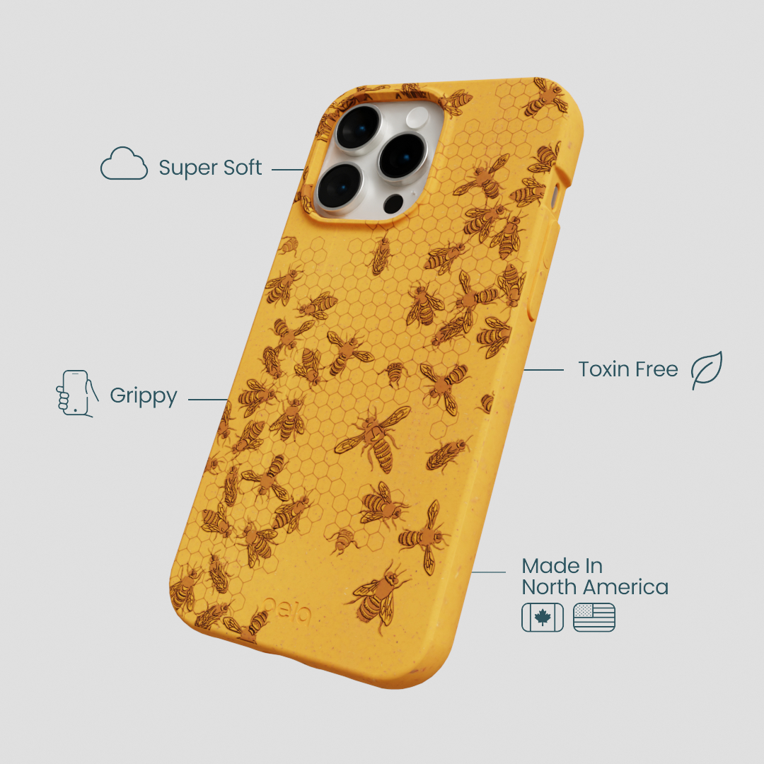 Honey Inside the Hive iPhone 14 Pro Max Case