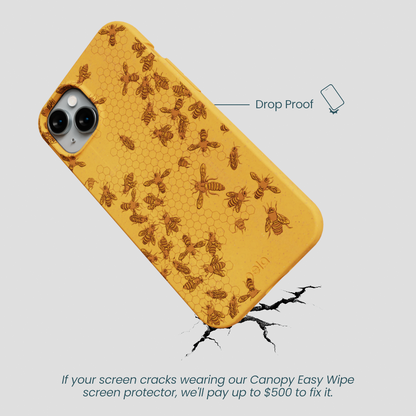 Honey Inside the Hive iPhone 15 Plus Case