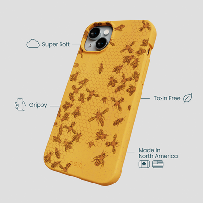 Honey Inside the Hive iPhone 15 Plus Case