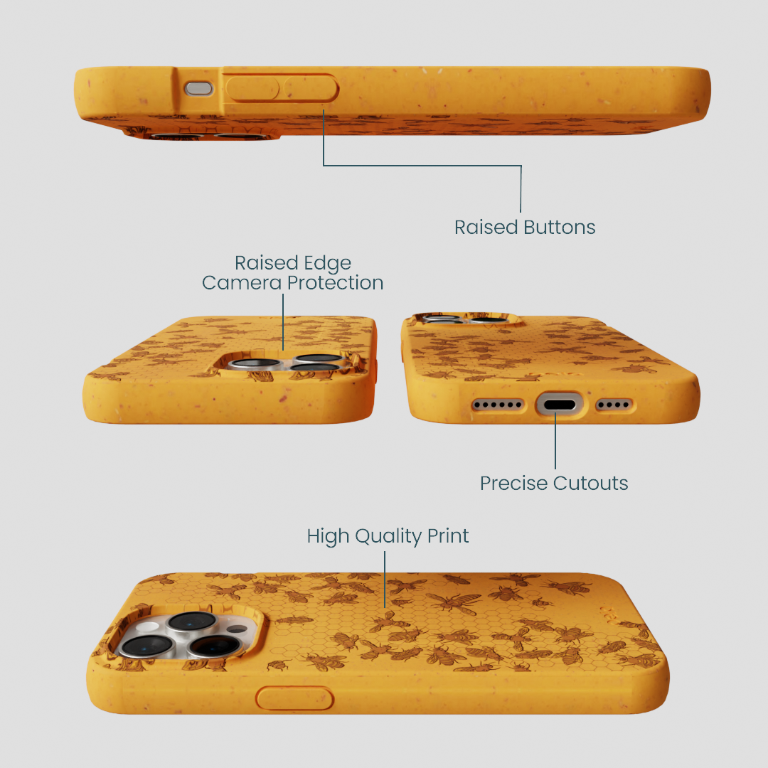 Honey Inside the Hive iPhone 15 Pro Max Case