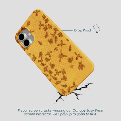 Honey Inside the Hive iPhone 16 Plus Case