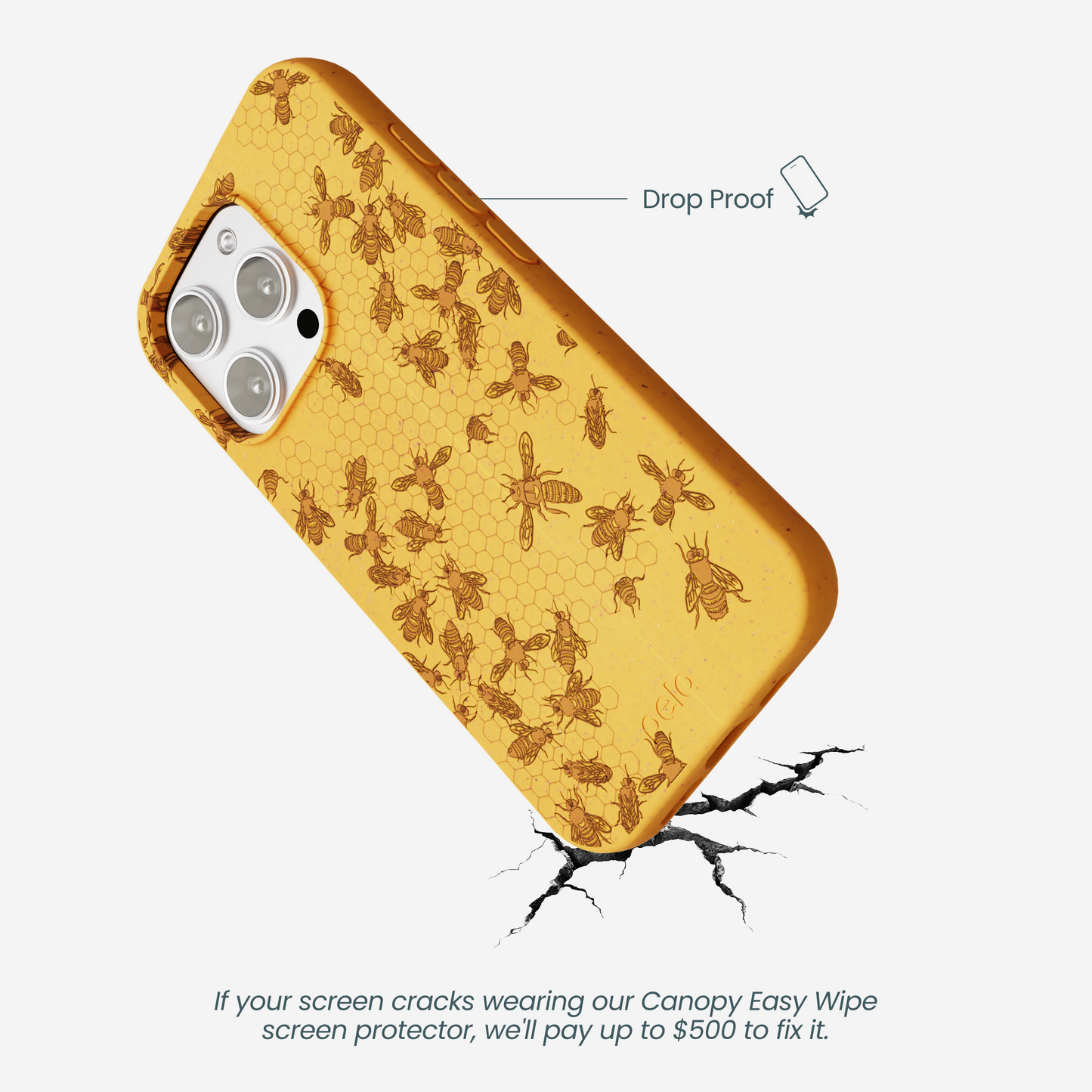 Honey Inside the Hive iPhone 16 Pro Max Case