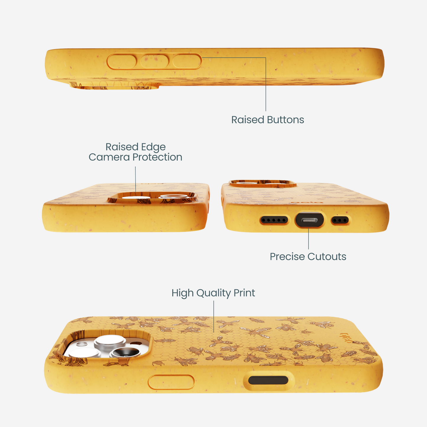 Honey Inside the Hive iPhone 16 Pro Max Case