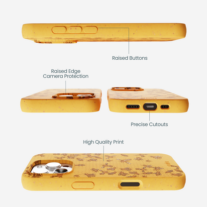 Honey Inside the Hive iPhone 16 Pro Max Case