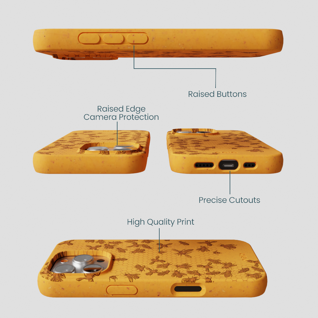 Honey Inside the Hive iPhone 16 Pro Case