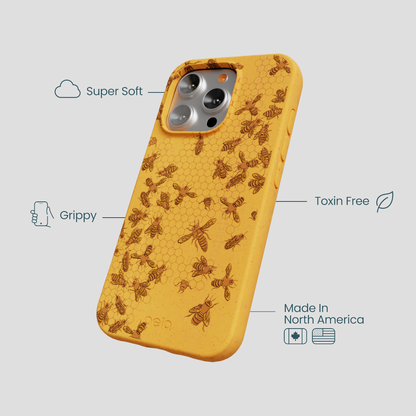 Honey Inside the Hive iPhone 16 Pro Case
