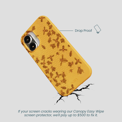 Honey Inside the Hive iPhone 16 Case