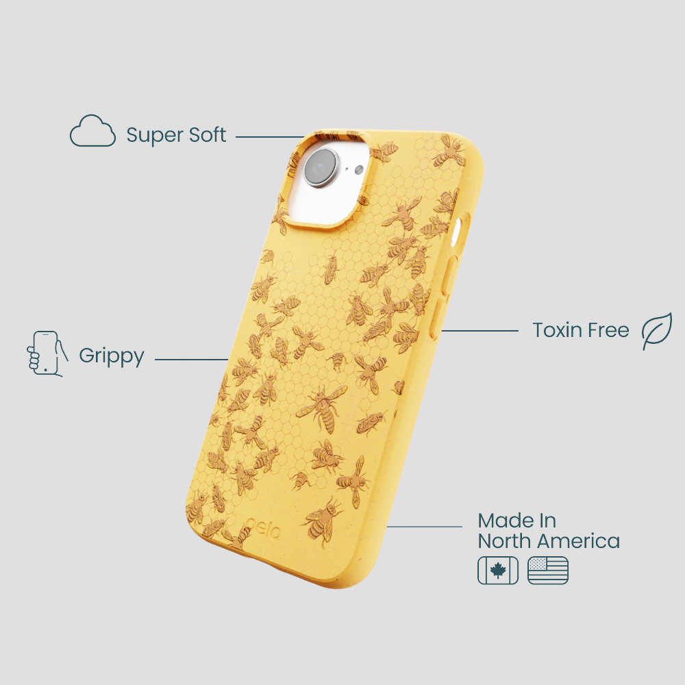Honey Inside the Hive iPhone 16e/17e Case